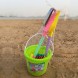 Beach Pails Sand Buckets and Sand Shovels Set